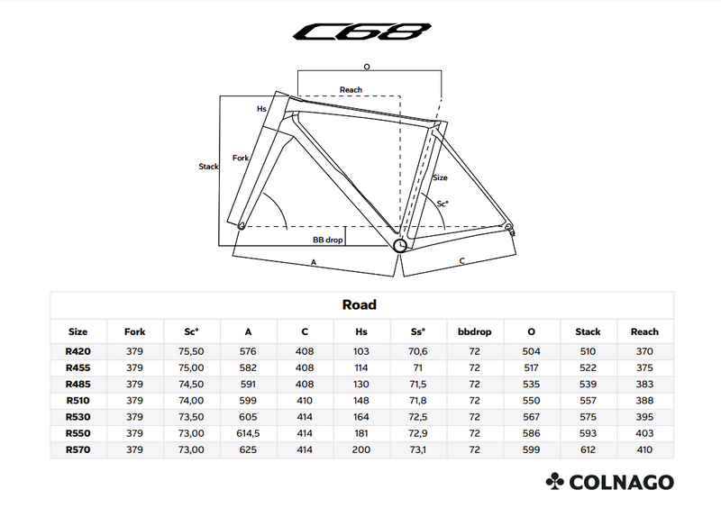 Colnago C68R Disc Road Bike
